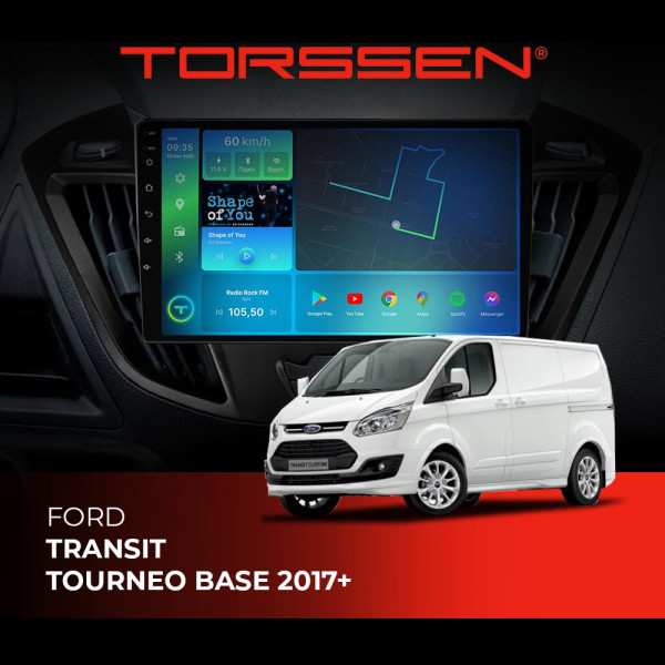 Штатна магнітола Torssen Ford Transit Tourneo base 17+ F108256 4G Carplay