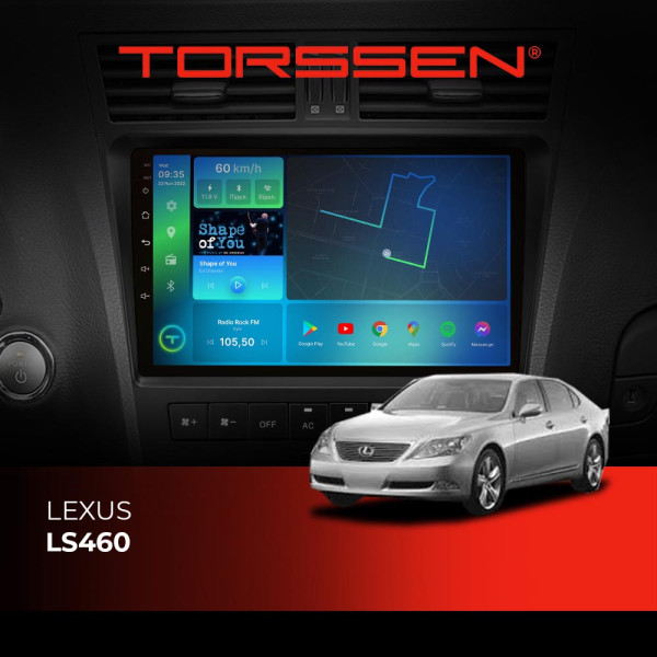 Штатна магнітола Torssen Lexus GX460 2010-2015 F108256 4G Carplay DSP