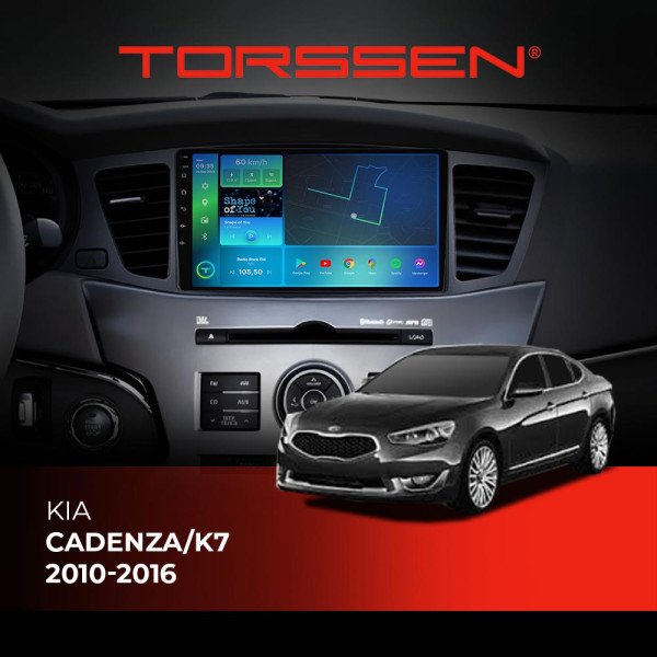 Штатна магнітола Torssen Kia Cadenza/K7 2010-2016 F98256  4G Carplay DSP