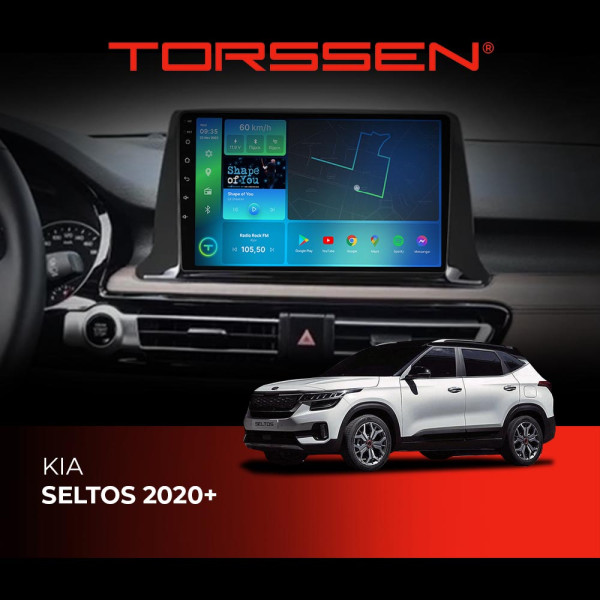 Штатная магнитола Torssen Kia Seltos 2020+ F98256 4G Carplay DSP