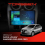 Штатная магнитола Torssen Renault Dacia Logan/Sandero 10-13 grey F98256 4G Carplay DSP