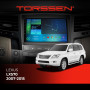 Штатная магнитола Torssen Lexus LX570 2007-2015 F98256 4G Carplay DSP