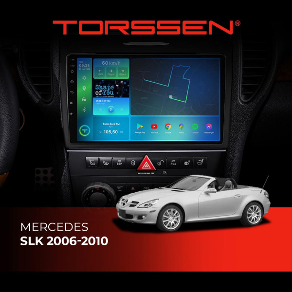Штатна магнітола Torssen Mercedes SLK 2006-2010 F98256 4G Carplay DSP