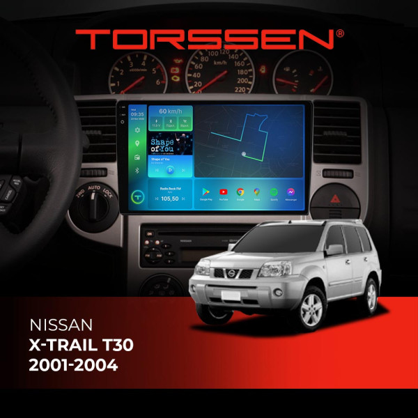 Штатна магнітола Torssen  2K Nissan Xtrail TT30 01-04 F98256 4G Carplay DSP