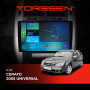 Штатная магнитола Torssen 2K DTS Kia Cerato 2005 universal F9432 4G Carplay DSP