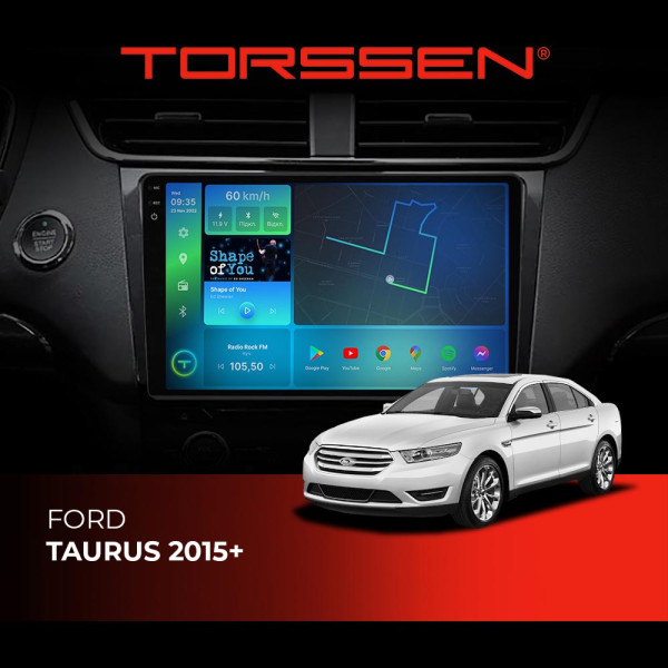 Штатна магнітола Torssen 2K DTS Ford Taurus 2015+ F9432 4G Carplay DSP