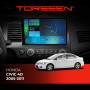 Штатная магнитола Torssen 2K DTS Honda Civic 4D 2005-2011 F10432 4G Carplay DSP