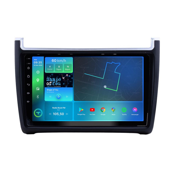 Штатна магнітола Torssen VW Polo 2012+ F9432 4G Carplay DSP