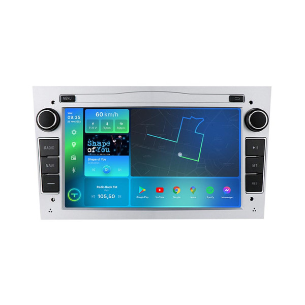 Штатна магнітола Torssen Opel Vectra/Astra/Zafira/Vivaro/Antara F7232 Carplay silver Штатна магнітола Torssen Opel Vectra/Astra/Zafira/Vivaro/Antara F7232 Carplay silver