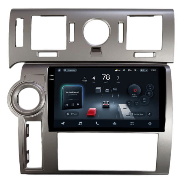 Штатна магнітола Teyes CC4 Pro 12+256 Gb Hummer H2 E85 2007-2009 Sliver 9" 2k (L1)