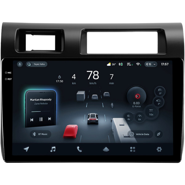 Штатна магнітола Teyes CC4 Pro 12+256 Gb Toyota Land Cruiser 70 Series LC 79 2007-2020 9" 2k