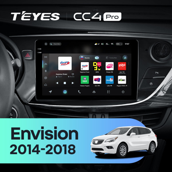Штатна магнітола Teyes CC4 Pro 12+256 Gb Buick Envision 2014-2018 10" 2k
