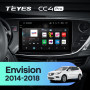 Штатна магнітола Teyes CC4 Pro 12+256 Gb Buick Envision 2014-2018 10" 2k