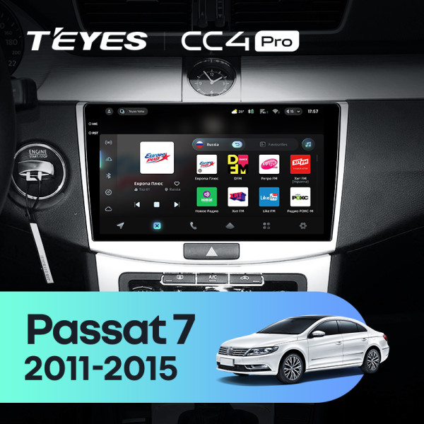 Штатна магнітола Teyes CC4 Pro 12+256 Gb Volkswagen Passat 7 B7 2010-2015 10" 2k Штатна магнітола Teyes CC4 Pro 12+256 Gb Volkswagen Passat 7 B7 2010-2015 10" 2k