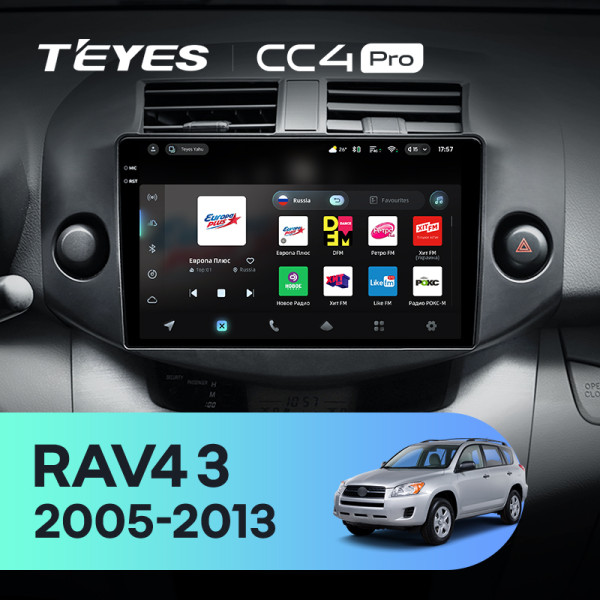 Штатна магнітола Teyes CC4 Pro 12+256 Gb Toyota RAV4 3 XA30 (F2) 2005-2013 10" 2k Штатна магнітола Teyes CC4 Pro 12+256 Gb Toyota RAV4 3 XA30 (F2) 2005-2013 10" 2k