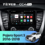 Штатна магнітола Teyes CC4 Pro 8+128 Gb Mitsubishi Pajero Sport 3 2016-2018 9" 2k