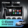 Штатна магнітола Teyes CC4 Pro 8+128 Gb Citroen C-Elysee 2008-2013 Black 9" 2k