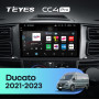 Штатна магнітола Teyes CC4 Pro 12+256 Gb Fiat Ducato Van L3H2 2021-2023 9" 2k (L1)