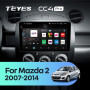 Штатна магнітола Teyes CC4 Pro 12+256 Gb Mazda 2 DE 2007-2014 9" 2k