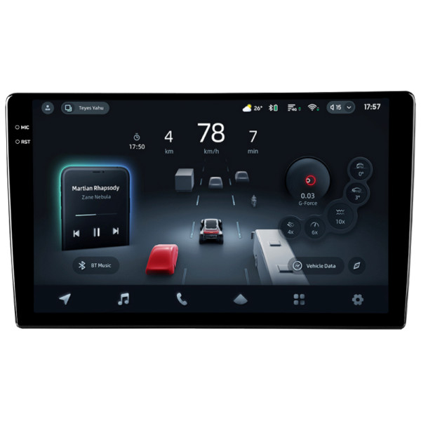Штатна магнітола Teyes CC4 Pro 12+256 Gb Mitsubishi Outlander 1 2002-2008 (F2) 9" 2k