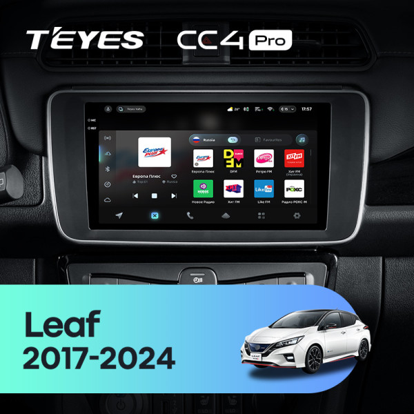Штатна магнітола Teyes CC4 Pro 8+128 Gb Nissan Leaf ZE1 2017-2024 9" 2k (L1)