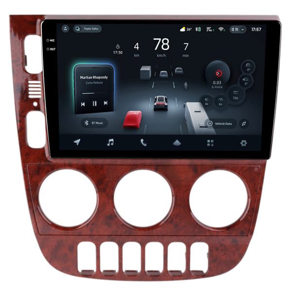 Штатна магнітола Teyes CC4 Pro 8+128 Gb Mercedes Benz M-Class ML320 W163 ML320 2003-2005 LHD WOODEN 9" 2k