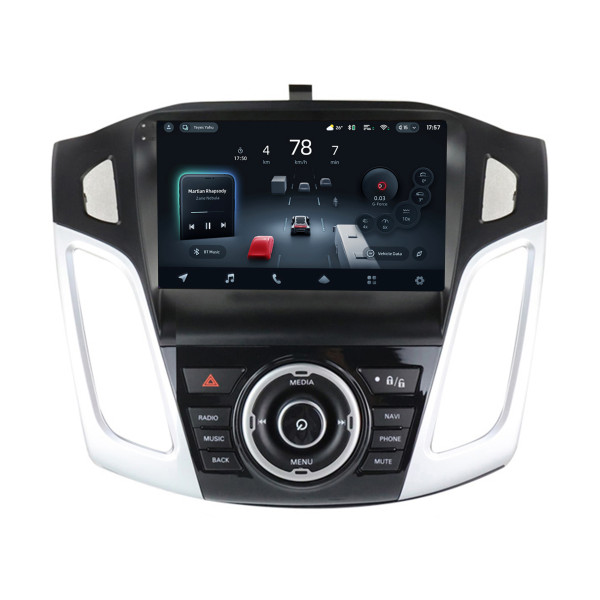 Штатна магнітола Teyes CC4 Pro 12+256 Gb Ford Focus 3 2012-2019 A-MOD Silver UV 9" 2k