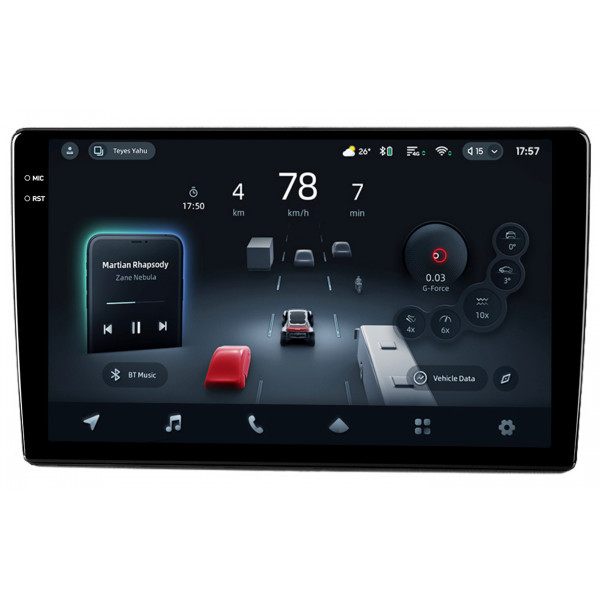 Штатна магнітола Teyes CC4 Pro 12+256 Gb Nissan Rogue Sport Qashqai 2008-2013 10" 2k