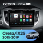 Штатна магнітола Teyes CC4 Pro 12+256 Gb Hyundai IX25 2015-2019 with buttons 9" 2k