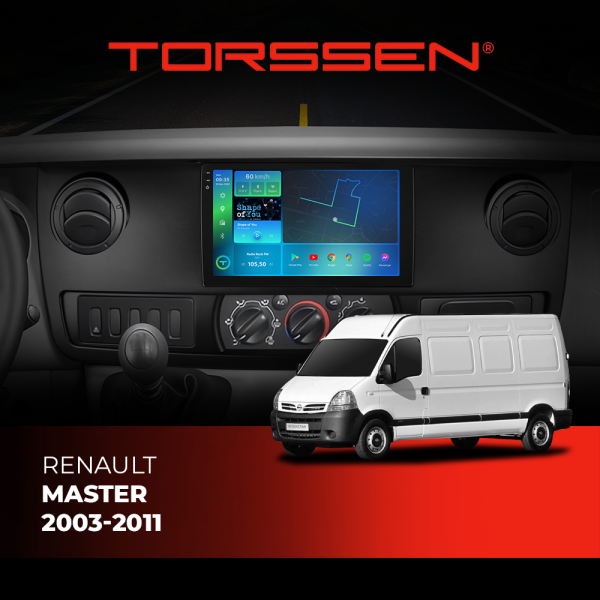 Штатна магнітола Torssen 2K Renault Master 2003-2011 F108256 4G Carplay DSP
