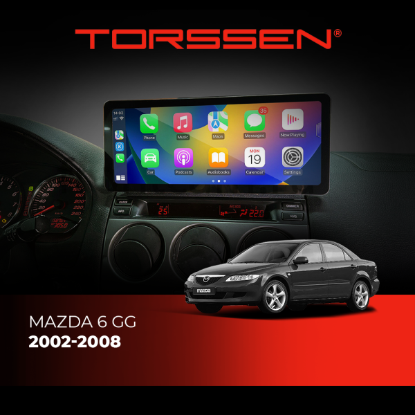 Штатна магнітола Torssen  NRJ-B-BM Mazda 6 GG 2002-2008 4/64Gb 12.4''