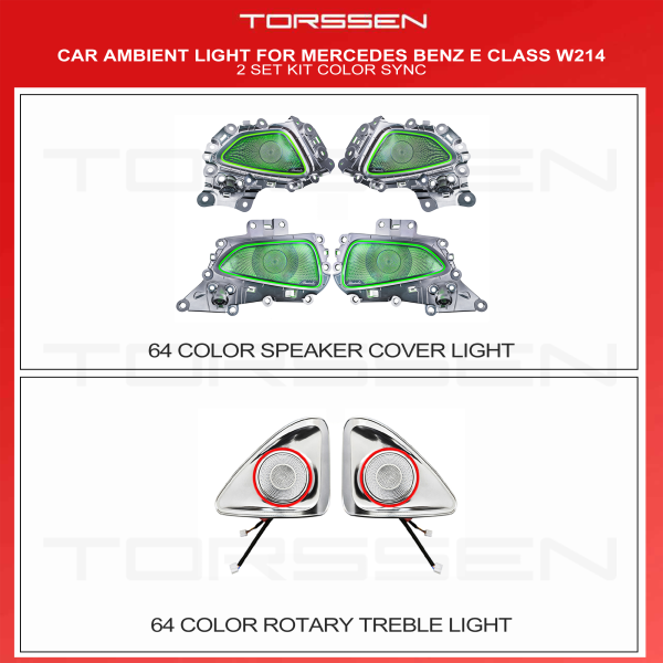 Підсвітка салону Torssen Mercedes E-class (W214) 2023-2026 - 2SK