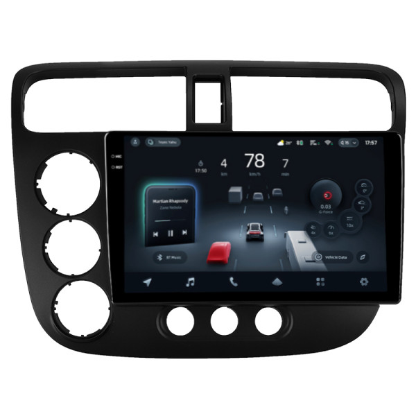Штатна магнітола Teyes CC4 6+64 Gb Honda Civic 7 2000-2006 9" 2k
