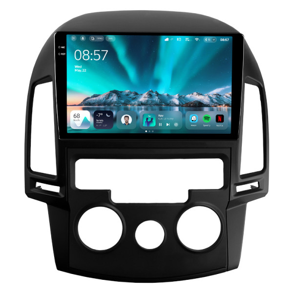 Штатна магнітола Teyes CC4 6+64 Gb Hyundai i30 1 FD 2007-2012 (F1) 9" 2k