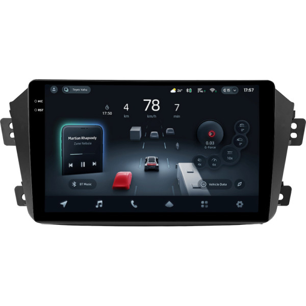 Штатна магнітола Teyes CC4 6+64 Gb Geely Emgrand X7 1 GX7 EX7 2011-2019 9" 2k