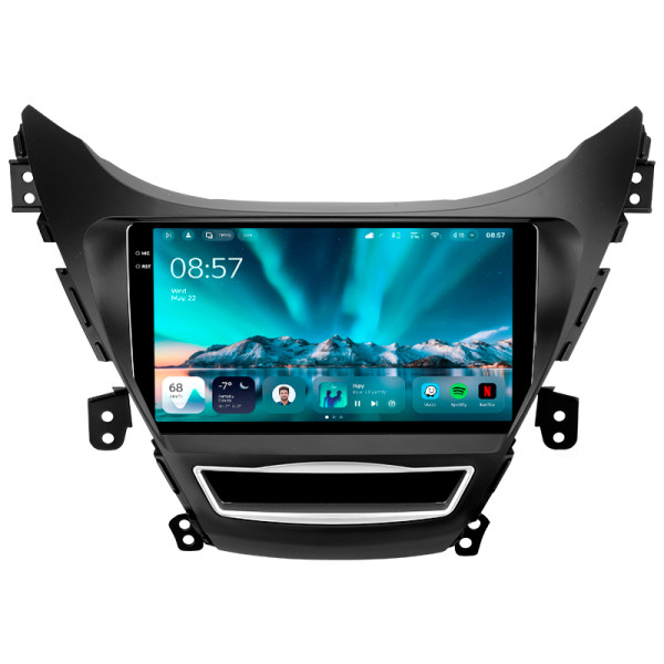 Штатна магнітола Teyes CC4 6+64 Gb Hyundai Elantra 5 JK GD MD UD 2010-2016 (F1) 9" 2k
