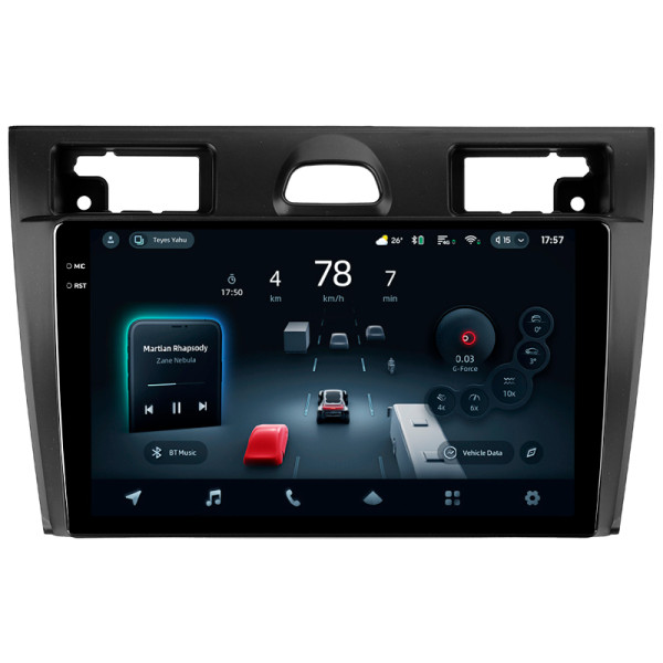 Штатна магнітола Teyes CC4 6+64 Gb Ford Fiesta Mk VI 5 Mk5 2002 - 2008 9" 2k