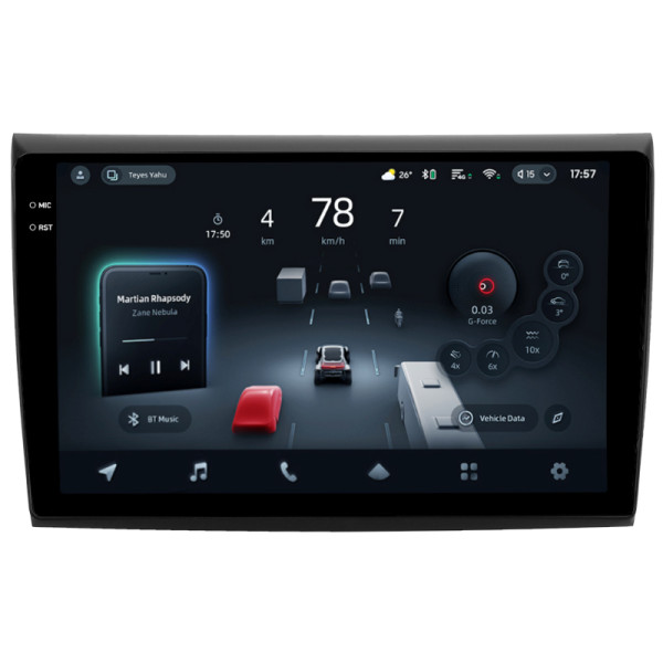 Штатна магнітола Teyes CC4 6+64 Gb Fiat Bravo 198 2 II 2007-2014 9" 2k (L1)