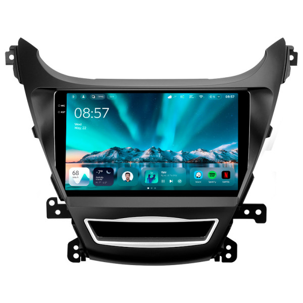 Штатна магнітола Teyes CC4 6+64 Gb Hyundai Elantra 5 JK GD MD UD 2010-2016 (F2) 9" 2k