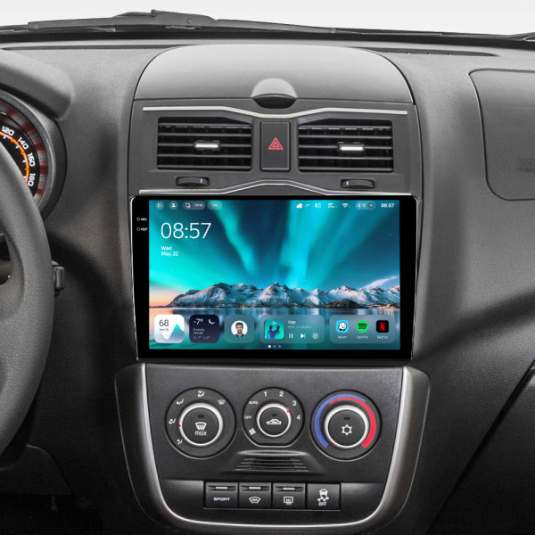 Штатна магнітола Teyes CC4 6+64 Gb LADA Granta Cross 2018-2023 9" 2k