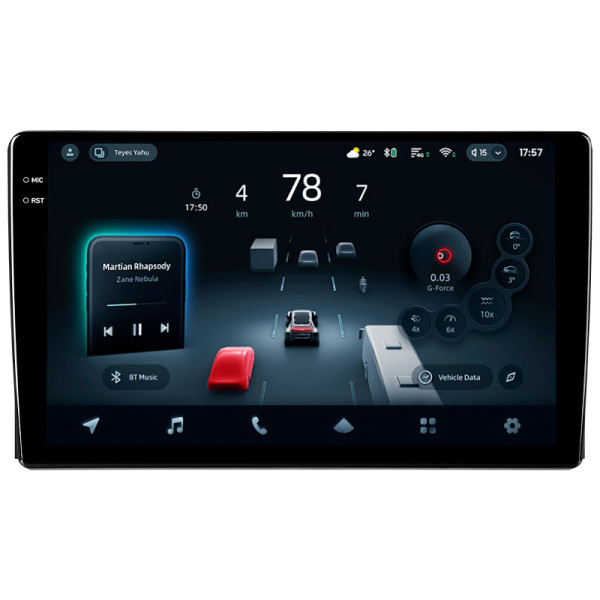 Штатна магнітола Teyes CC4 6+64 Gb Ford Fusion 1 2005-2012 9" 2k