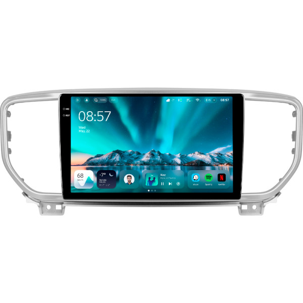 Штатна магнітола Teyes CC4 6+64 Gb Kia Sportage 4 QL 2018-2022 (A) 9" 2k