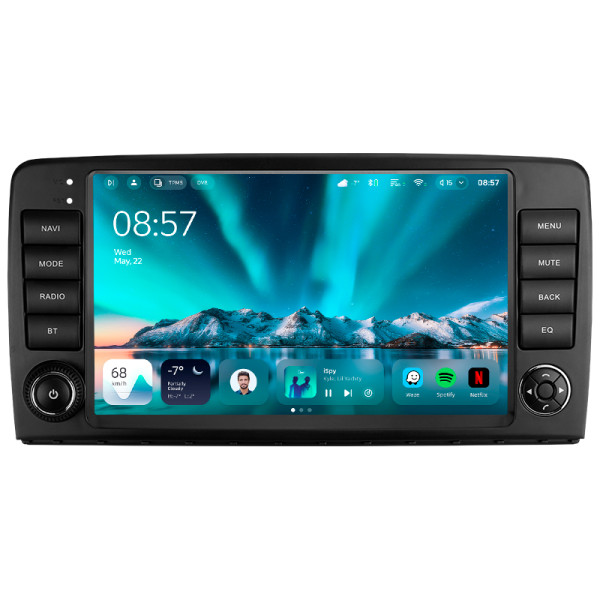 Штатна магнітола Teyes CC4 6+64 Gb Mercedes Benz R-Class W251 R280 R300 R320 2005-2017 button (F2) 9" 2k (L1)