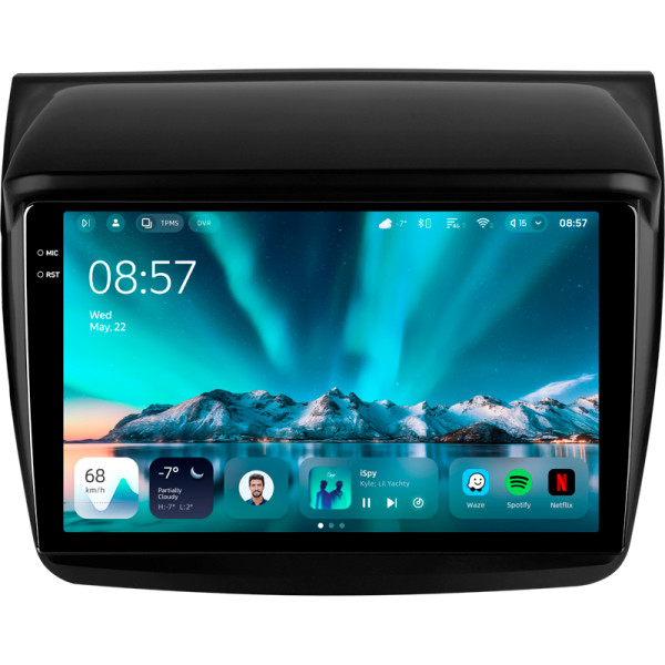 Штатна магнітола Teyes CC4 6+64 Gb Mitsubishi Pajero Sport 2 L200 Triton 2008-2016 (CAN BUS) 9" 2k (L1)