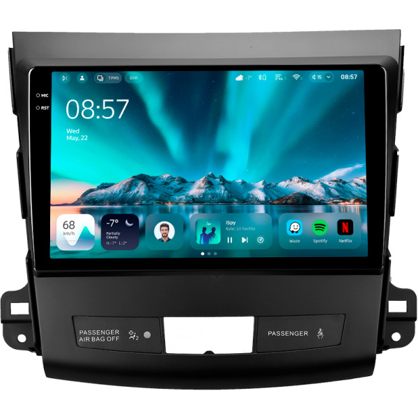 Штатна магнітола Teyes CC4 6+64 Gb Mitsubishi Outlander 2 CW0W 2005-2013 / Citroen C-Crosser 1 2007-2013 / Peugeot 4007 2007-2012 (B) 9" 2k