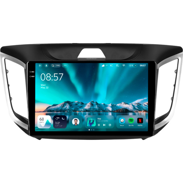 Штатна магнітола Teyes CC4 6+64 Gb Hyundai Creta IX25 2015-2019 10" 2k