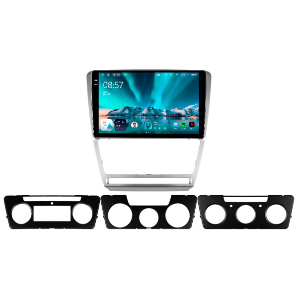 Штатна магнітола Teyes CC4 6+64 Gb Skoda Octavia 2 A5 2008-2013 10" silver 2k