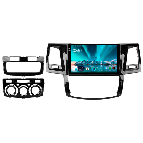 Штатна магнітола Teyes CC4 6+64 Gb Toyota Fortuner 1 AN50 AN60 HILUX Revo Vigo (F1) 2008-2014 9" 2k