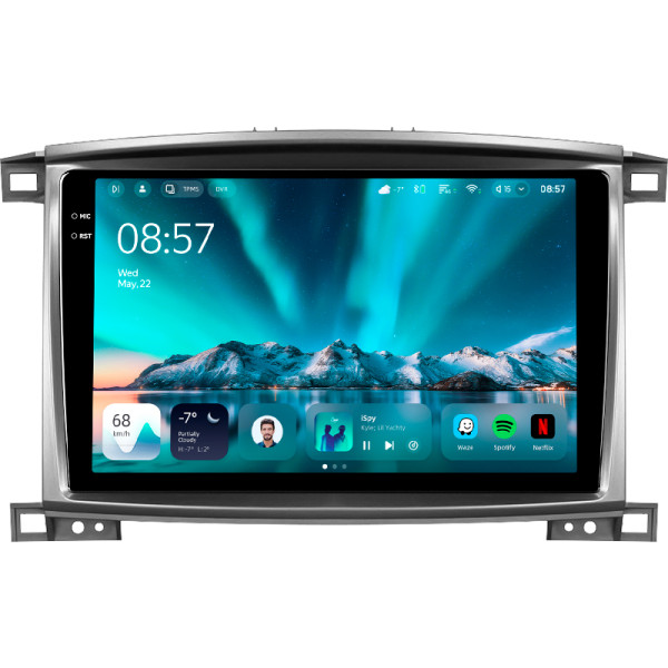 Штатна магнітола Teyes CC4 6+64 Gb Toyota Land Cruiser LC 100-B 2002-2007 (C) 10" 2k (L2)