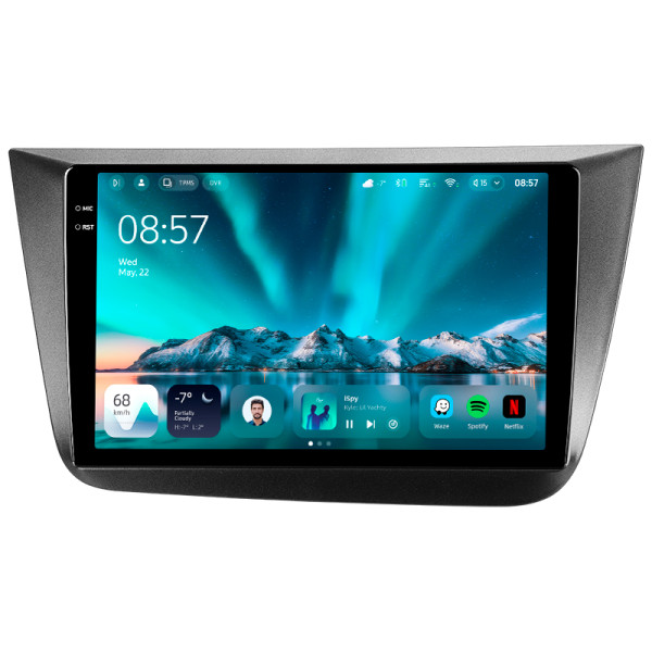 Штатна магнітола Teyes CC4 6+64 Gb Seat Altea 5P (Left hand drive) 2004-2015 9" 2k